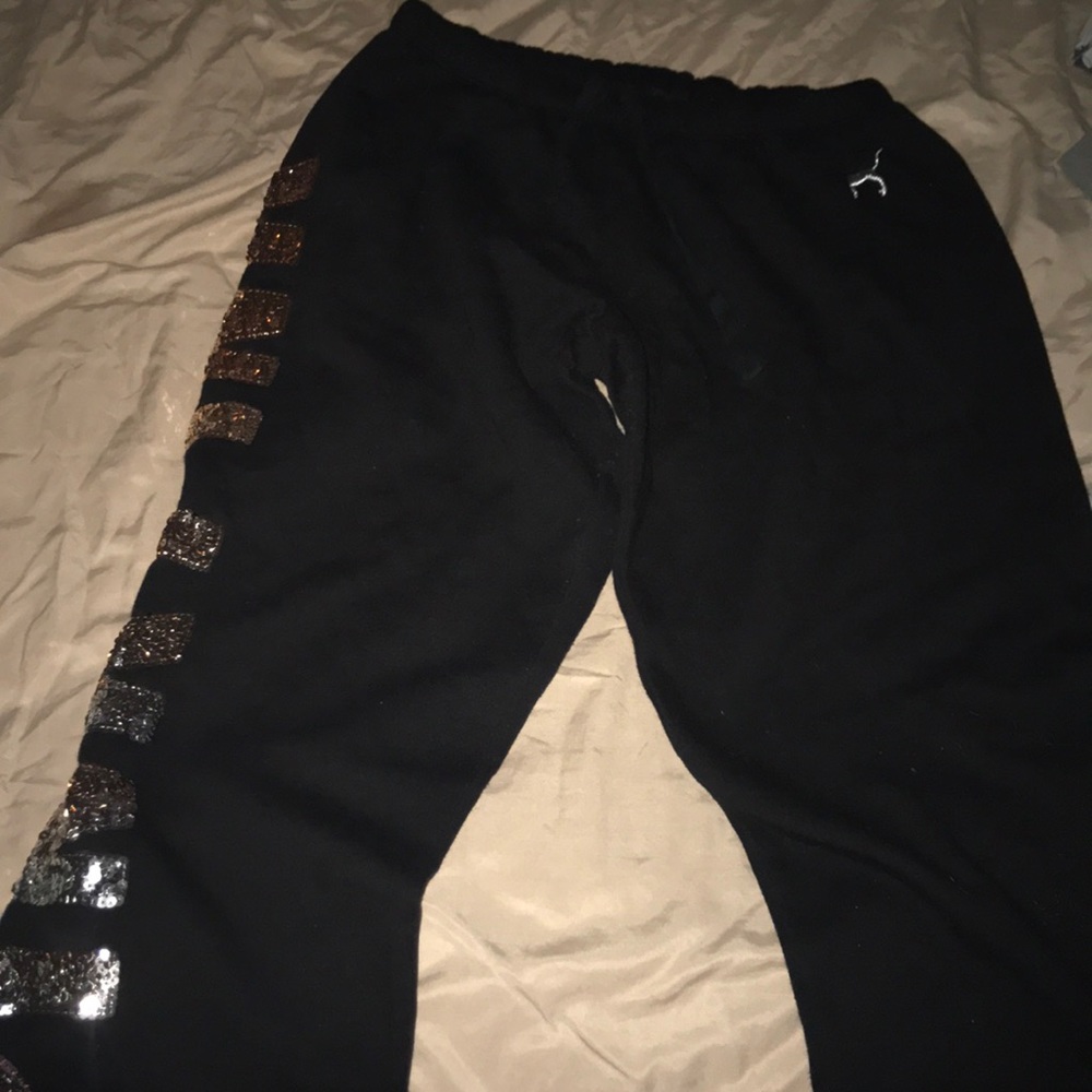 Pink sweatpants